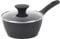 Salter BW09322 Saucepan with Lid – 16 cm Non-Stick Cooking Pot, Forged Aluminium, Induction Hob Suitable, Dishwasher & Metal Utensil Safe, PFOA-Free Sauce Pots, Cool Touch Handle, Megastone Noir