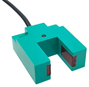 Gabellichtschranke 6 bis 36 Volt NO PNP Erfassungsbereich 15mm U-Lichtschranke Lichtsensor (15mm - PNP NO)