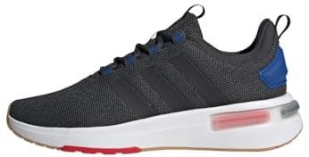 adidas Herren Racer TR23 Shoes Schuhe, Carbon/Core Black/Royal Blue, 43 1/3 EU
