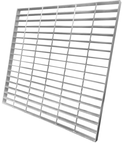 DUUMUUT Rejilla Acero Galvanizado para Entrada 600 x 600 mm