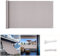 QINGLV Balkon Sichtschutz 90x600cm Sichtschutz Balkon Ohne Bohren Windschutz Wasserdicht Wetterfester Balkon Verkleidungen Für Zaun Balkon Terrassen Garten Swimming Pool -Hellgrau