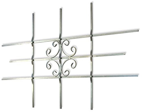 Tidyard Fenstergitter Fenster Sicherheitsstange Sicherheitsgitter Fenstersicherung Einbruchschutz Kellerfenster Sicherung 69 x 114 cm