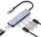 USB C Hub, Docking Station, USB C Adapter, 5-in-1multiport mehrfachstecker verteiler für MacBook Pro Air M1/M2, 4K HDTV, USB 3.0, USB-C, 100W PD, für Apple für iPad Switch & weitere Type-C Geräte