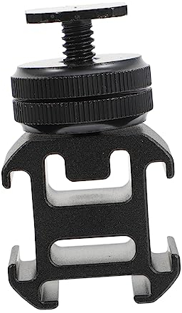 HEMOTON 1satz Blitzschuh-Halterung Mit Adapter Hot Shoe Mount Für Kamera Mikrofon Und Lichtstative Rostfrei Leicht Und Tragbar Für Foto Und Videoaufnahmen