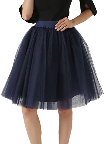 Hekbaep Kostüm Damen Tüllrock Petticoat Weiß Tüllrock Mit Lichterkette Karneval Tüllrock Damen 50er Rockabilly Petticoat Tutu Pailletten Overall Damen Tüllrock XXL