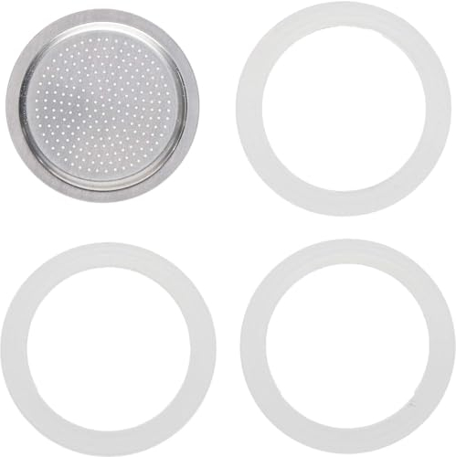 ZOKJSW 6 Tazas Set de 2 Juntas + 1 Filtro Junta Silicona cafetera Essential