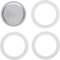ZOKJSW 6 Tazas Set de 2 Juntas + 1 Filtro Junta Silicona cafetera Essential