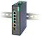 LINOVISION Industrial 4 Ports Gigabit BT90W PoE Passthrough Switch und PoE Extender, IEEE802.3af/at/bt, optionales DC Netzteil, SFP Port, DIN Rail PoE Powed Switch unterstützt 820ft Long Distance PoE