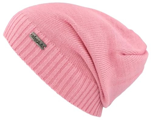 Eisglut Unisex Rocketo Cotton Strickmütze/Made IN Germany, Mauve, One Size