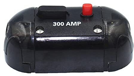 VWWJCCRO 100A 150A 200A 250A 12V Car Truck Audio Amplifier Circuit Breaker Fuse Holder AGU Style Stereo Amplifier Refit 4GA to 4GA Cable(50A)