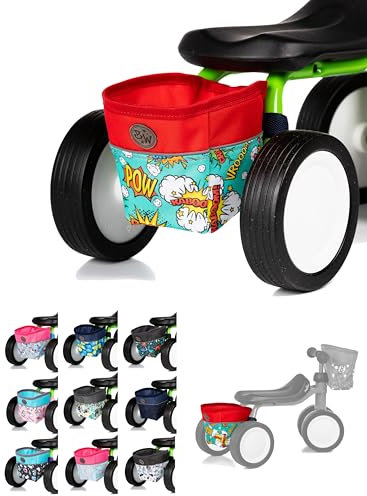 BambiniWelt by Rafael K. Rahmentasche für Kinder – für Laufrad, Dreirad & Rutschfahrzeuge – kompatibel mit PUKYlino, WUTSCH, FITSCH & My First PUKY – robust, wasserabweisend, Farbe: Modell 23