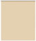 vidaXL Estor Enrollable Opaco Beige 130x150 cm Tela Ancho 126,6 cm