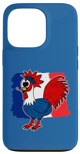 Hülle für iPhone 13 Pro Bastille Day Joyeux 14. Juli Gaulois Hahn Französisch Lustig