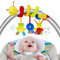 JSTHHTT Kinderwagen Spielzeug, Kinderwagenkette Baby Mobile Raupe, Babymobile Kette mit süßer Raupen Figur, Aufhängen an Kinderwagen, Babyschale oder Kinderbett, Babyspielzeug 0-6 Monate
