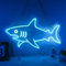 CoolGift Mart Hai Neon Licht, Dimmbare LED Hai Tier Neon Wand Zeichen USB Powered, Dekorationen für Schlafzimmer Wohnzimmer Spielzimmer Mann Höhle Haus Geburtstag Geschenk für Jungen Männer