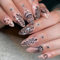 Gothic Nails Stiletto Black Press On Nails–Stylish & Elegant Design Y2K Fake Nails-Perfect for DIY Manicure & Nail Art