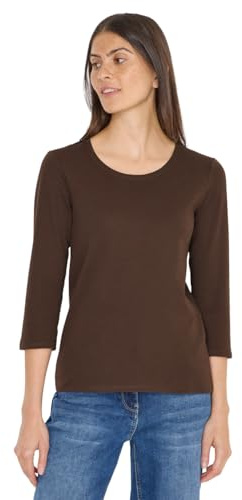 Cecil Basic Shirt Chocolate Mousse XXL