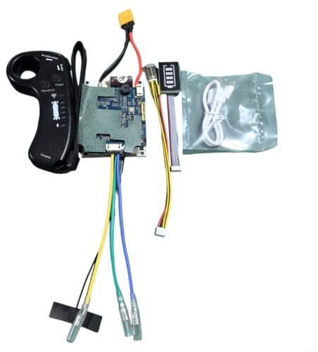 Kit ESC per skateboard elettrico, telecomando ESC a azionamento singolo, per mozzo o motore a cinghia, con telecomando per pendolari fluidi (hub 6S 24 V)