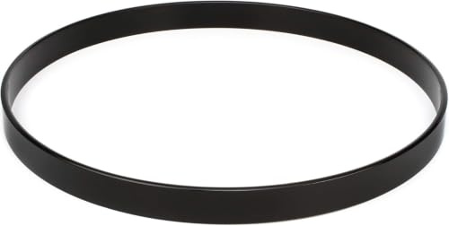 22 Maple Bass Drum Hoop for Bass Drum Customization, Black (SC-22BK)