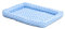MidWest Homes for Pets Modell 40222-PB Haustierkissen, Hundebett, 56 cm langes Hunde- oder Katzenbett mit bequemer Polsterung, ideal für kleine Hunderassen, blau