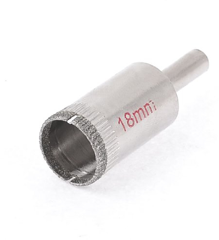 Sourcingmap 18mm Diameter Diamond Tipped Tile Glass Hole Saw Drill Bit for Tile Marble Ceramic Bottles Pots