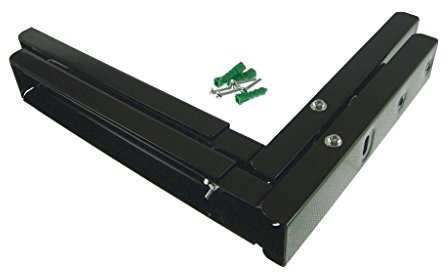 Ufixt Fits Daewoo, Frigidaire, Hinari, Hitachi and Kenmore Universal Microwave Wall Bracket Extendable Arms Black