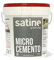 Satine Microcemento Monocomponente acabado base 20KG para 50m2 | grano grueso | en polvo mezcla con agua | uso exterior e interior | suelos, paredes, fachadas, mobiliario