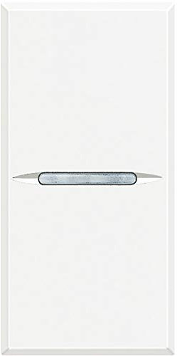 Conmutador estrecho Axial Bticino Axolute HD4003AN Blanco 1 modulo