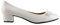 KRISP Damen Elegante Blockabsatz Lack Pumps mit Schleife, Weiß (4241), 38 EU