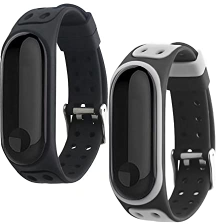 T-BLUER Cinturino compatibile con Xiaomi Mi Band 7, Mi Band 6, cinturino colorato in silicone per Mi Band 7 6 5, con chiusure Fascia fitness adatta a tutte le dimensioni, senza tracker incluso