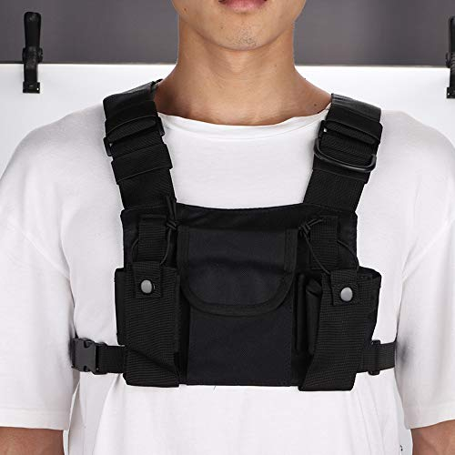 Brusttasche, Radio-Tasche, robuste Radio-Tasche, Brusttasche, für Männer für Walkie-Talkie-Elektronikzubehör