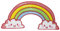 Finally Home Kleiner Regenbogen in den Wolken Patch zum Aufbügeln | Rainbow Patches, Bügelflicken, Flicken, Aufnäher für Jeansjacken und andere Klamotten