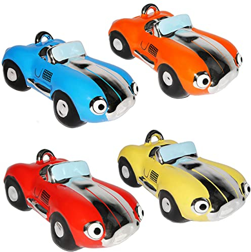 alles-meine.de GmbH Sparbüchse - Rennwagen/Auto/Oldtimer - stabile Spardose aus Porzellan/Keramik - mit Schloß - Fahrzeug Sparschwein lustig Führerschein - Autos Nostal..