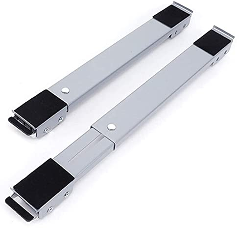 Daoyuan Mobile Washing Machine Dryer Units Stand,Multifunctional Movable Base,Adjustable Furniture Base,Refrigerator Stand,with Lock Suitable for Refrigerator/Washing Machine/Cabinet/Sofa