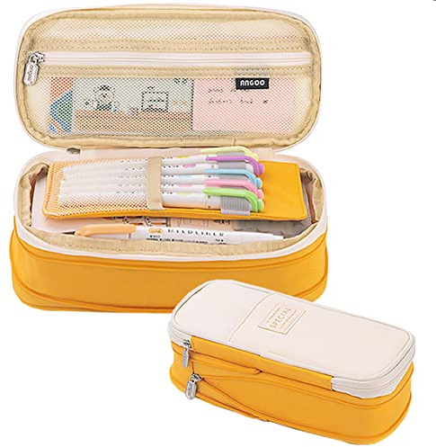 EHOPE Big Capacity Pencil Pen Case Office College School Large Storage High Capacity Bag Pouch Holder Box Organizer for School Student Girl Adult Teen