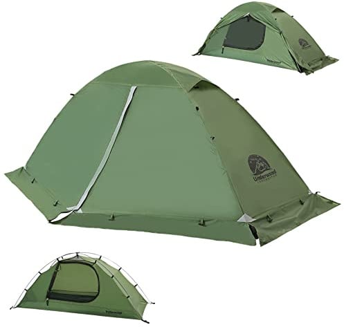 1 Person 4 Season Backpacking Tent, Lightweight Waterproof Winter Tent