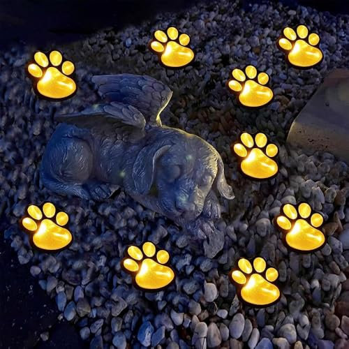 OBEST Luces solares para patio con 3 luces para exteriores, resistentes al agua, luces LED de tierra, luces decorativas para piscinas, jardines y céspedes