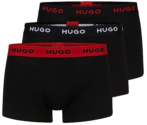 HUGO Herren Trunk Triplet Pack Trunk, Charcoal10, S