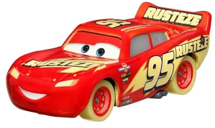 Disney Pixar Cars Glow Racers 1:55 Die Cast - Lightning McQueen