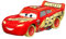 Disney Pixar Cars Glow Racers 1:55 Die Cast - Lightning McQueen