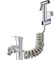Bidet Edelstahl Handbrause Set - mit Wasserhahnspender, 59in Federschlauc und Hakentoilette - für WC, Persönliche Hygiene und Windelreinigung