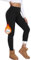 FuelMeFoot Thermo Leggings Damen Gefüttert High Waist Thermoleggins Mit Fleece Verdickte Plüsch Leggins Blickdicht Samt Thermounterwäsche Warm Strumpfhose Winter. B1-Schwarz S
