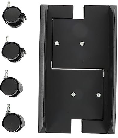 Mikikit Beweglicher Computer Tower Ständer Klein Pp Material Mit Rollen CPU Halter Für Büro Und Zuhause