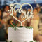 Hochzeitstorten Topper Kuchendeckel aus Holz,Mr und Mrs Cake Topper Kuchendekoration für Hochzeit Jubiläum Verlobung Antrag