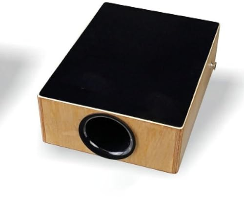Cajon Holz Trommelbox für Erwachsene Tragbare Reise Handtrommel Schwarz Holz Box Drum
