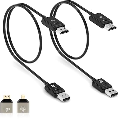 TIMBOOTECH Wireless HDMI Transmitter and Receiver 5G, HDMI Funkübertragung HD, Drahtloser Sender Empfänger Extender für Video/Audio/File Streaming von Laptop/TV Box/Camera zu HDTV/Monitor/Beamer