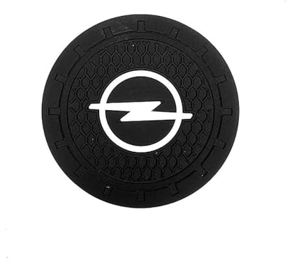2 Pcs Car Coasters, for Opel Vauxhall Grandland X 2018-2023 Anti Slip Car Cup Coaster Car Accessories