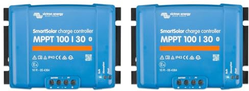 Victron Energy SmartSolar MPPT 100V 30 amp 12/24-Volt Contrôleur de Charge Solaire (Bluetooth) (Lot de 2)