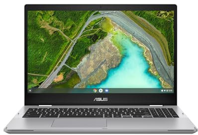 ASUS Chromebook CX1500CKA-EJ0253 15.6 Pouces FHD PC Portable (Intel Pentium Silver N6000 Processeur, 8GB RAM, 128GB Stockage, Chrome) – Clavier AZERTY