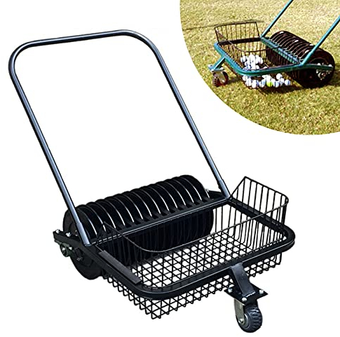 forestalk Tennis Ball Roller Mower & Hopper, Golfball Retriever, Leichtgewicht und langlebiger Golfballsammler, nimmt den Ball schnell auf, ideal für alle Golfer